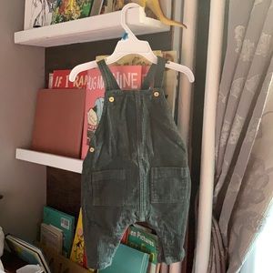 H&M Corduroy Overalls Green 3M